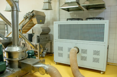 5 Cooling machine system in Grinding area at Ceylon Spice Company